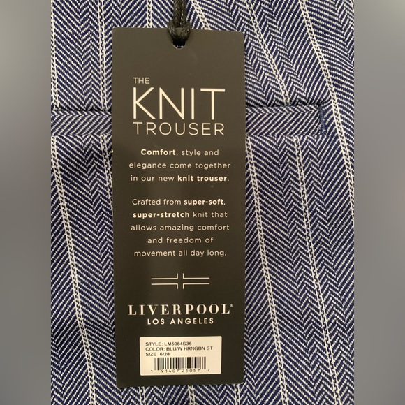 NWT Liverpool Los Angeles trouser pant size 6/28
Inseam 29” - Picture 10 of 10